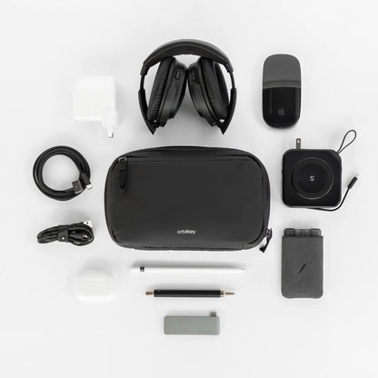 Organizer na akcesoria ORBITKEY 2-in-1 Tech Pouch Czarny