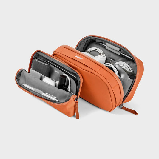 Organizer na akcesoria ORBITKEY 2-in-1 Tech Pouch Terracotta