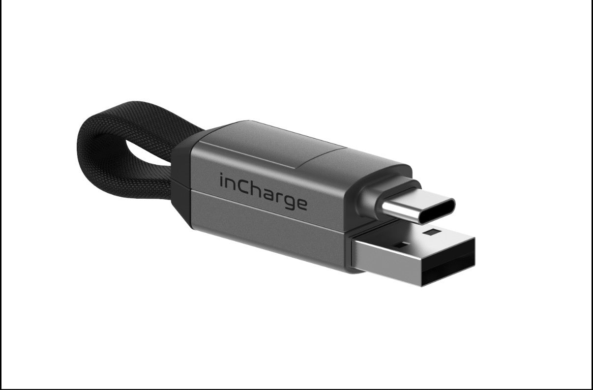 Kabel brelok (6 w 1) ROLLING SQUARE InCharge 6 Czarny