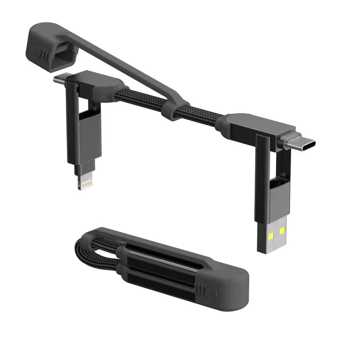 inCharge® XS-240W Kompakowy Kabel Brelok (4 w 1)