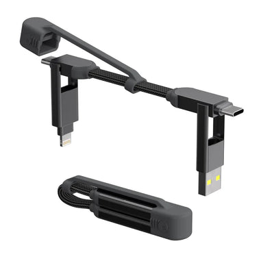 inCharge® XS-240W Kompakowy Kabel Brelok (4 w 1)