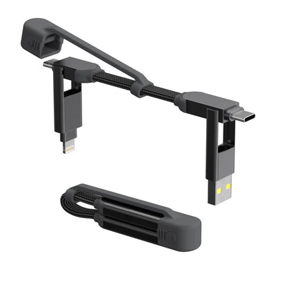inCharge® XS-240W Kompakowy Kabel Brelok (4 w 1)