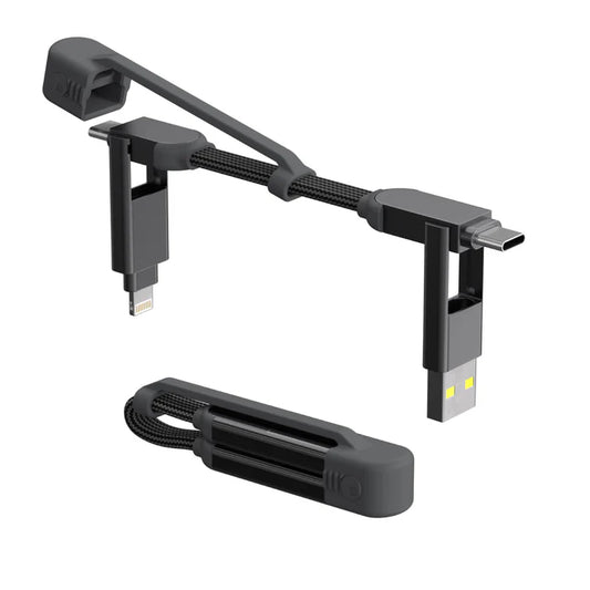inCharge® XS-240W Kompakowy Kabel Brelok (4 w 1)