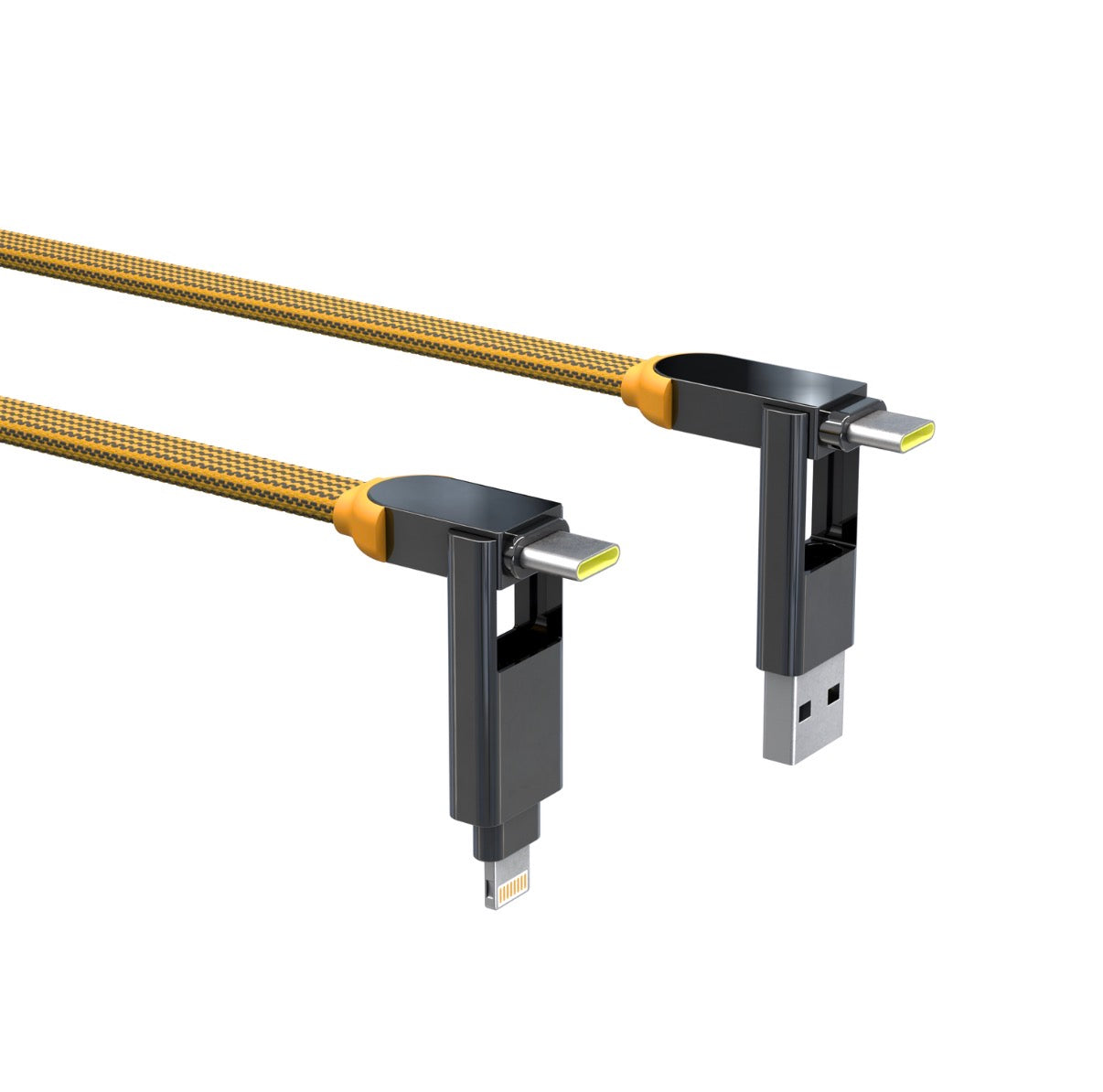 Kabel (6 w 1) ROLLING SQUARE InCharge XL 2m Żółty