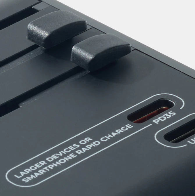 Adapter podróżny do ładowania MATADOR - czarny