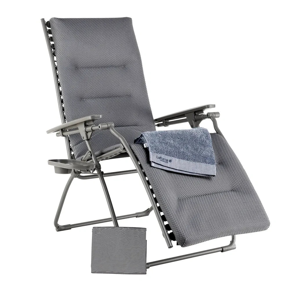Leżak EVOLUTION BeComfort® Silver w zestawie ALL IN ONE