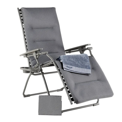 Leżak EVOLUTION BeComfort® Silver w zestawie ALL IN ONE