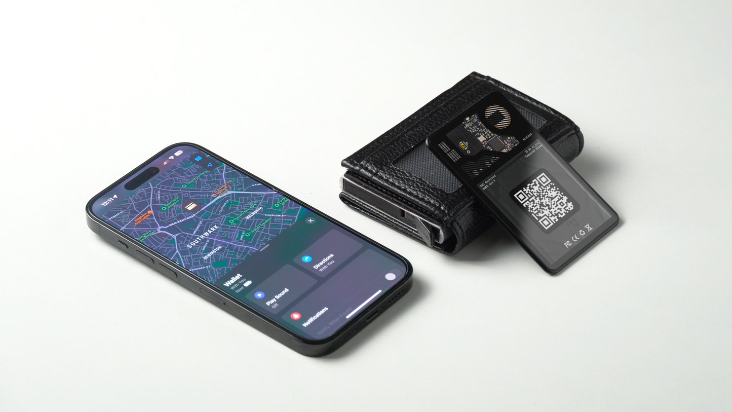 AirCard™ Pro ultracienka lokalizator Bluetooth (Apple+Android)