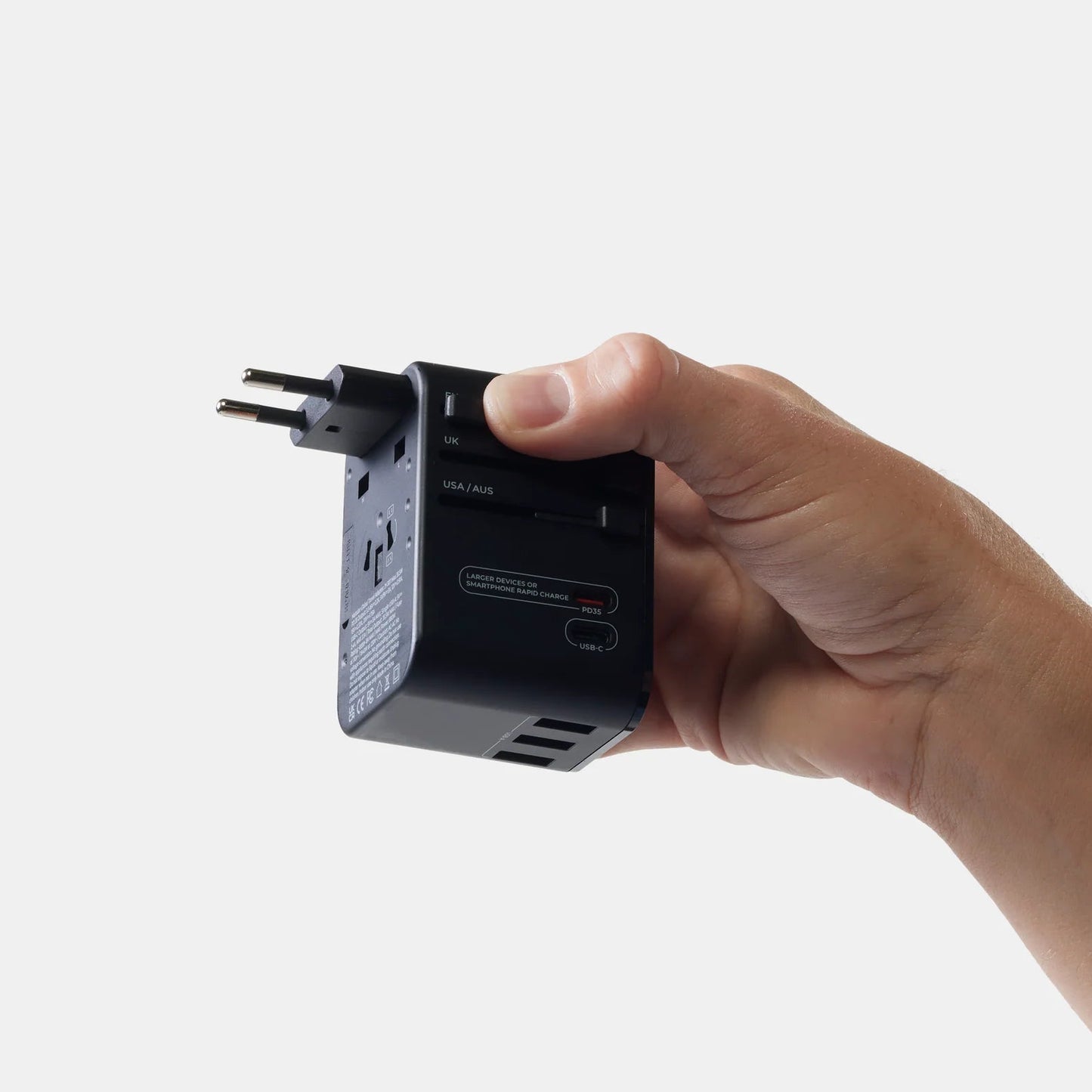 Adapter podróżny do ładowania MATADOR - czarny