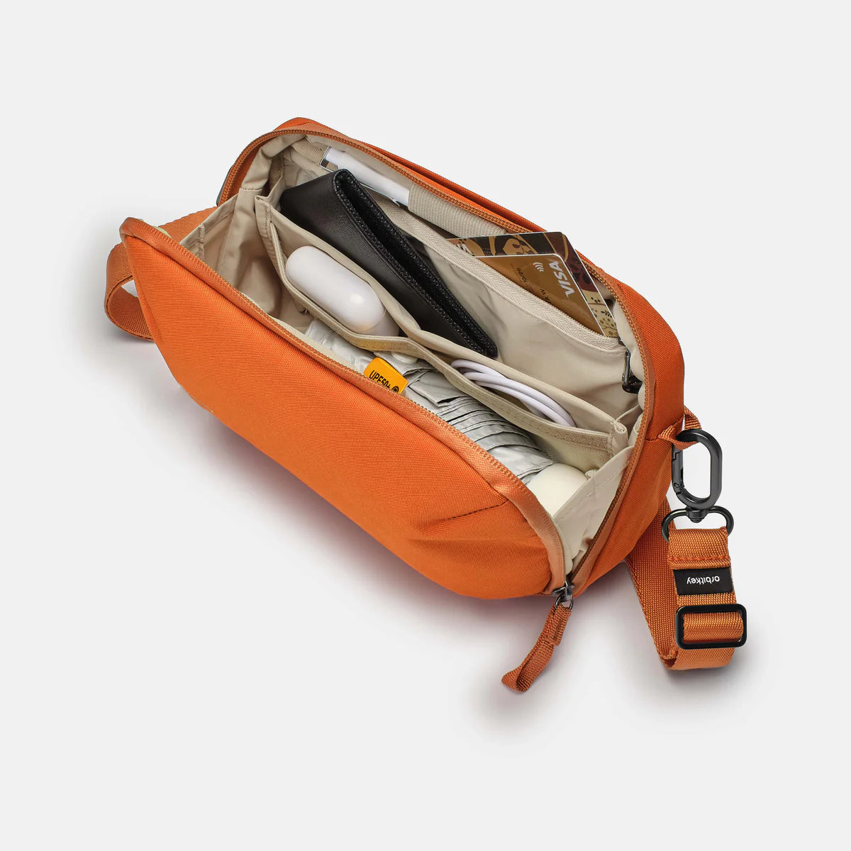 Torba podróżna na ramię ORBITKEY Sling 3L Terracota