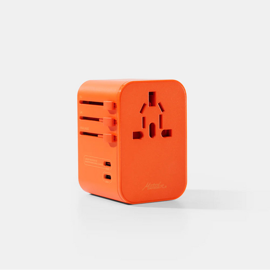 Adapter podróżny do ładowania MATADOR - pamarańczowy