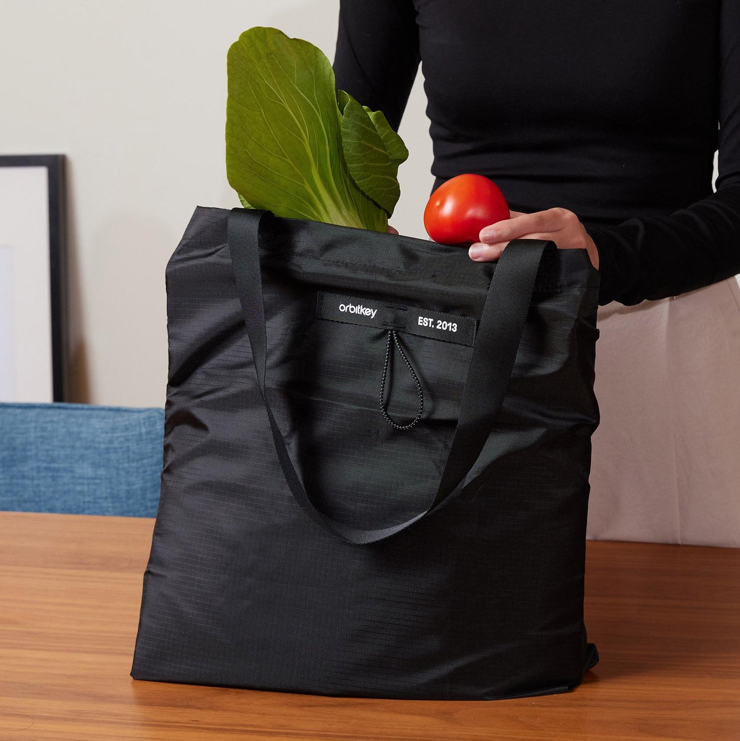 Składana torba ORBITKEY Foldable Tote Bag Czarna