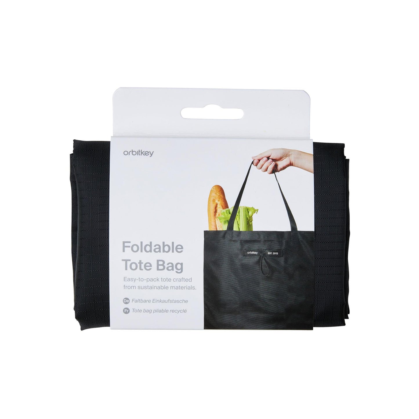 Składana torba ORBITKEY Foldable Tote Bag Czarna
