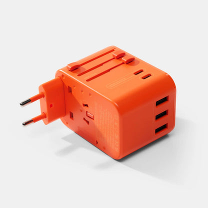 Adapter podróżny do ładowania MATADOR - pamarańczowy