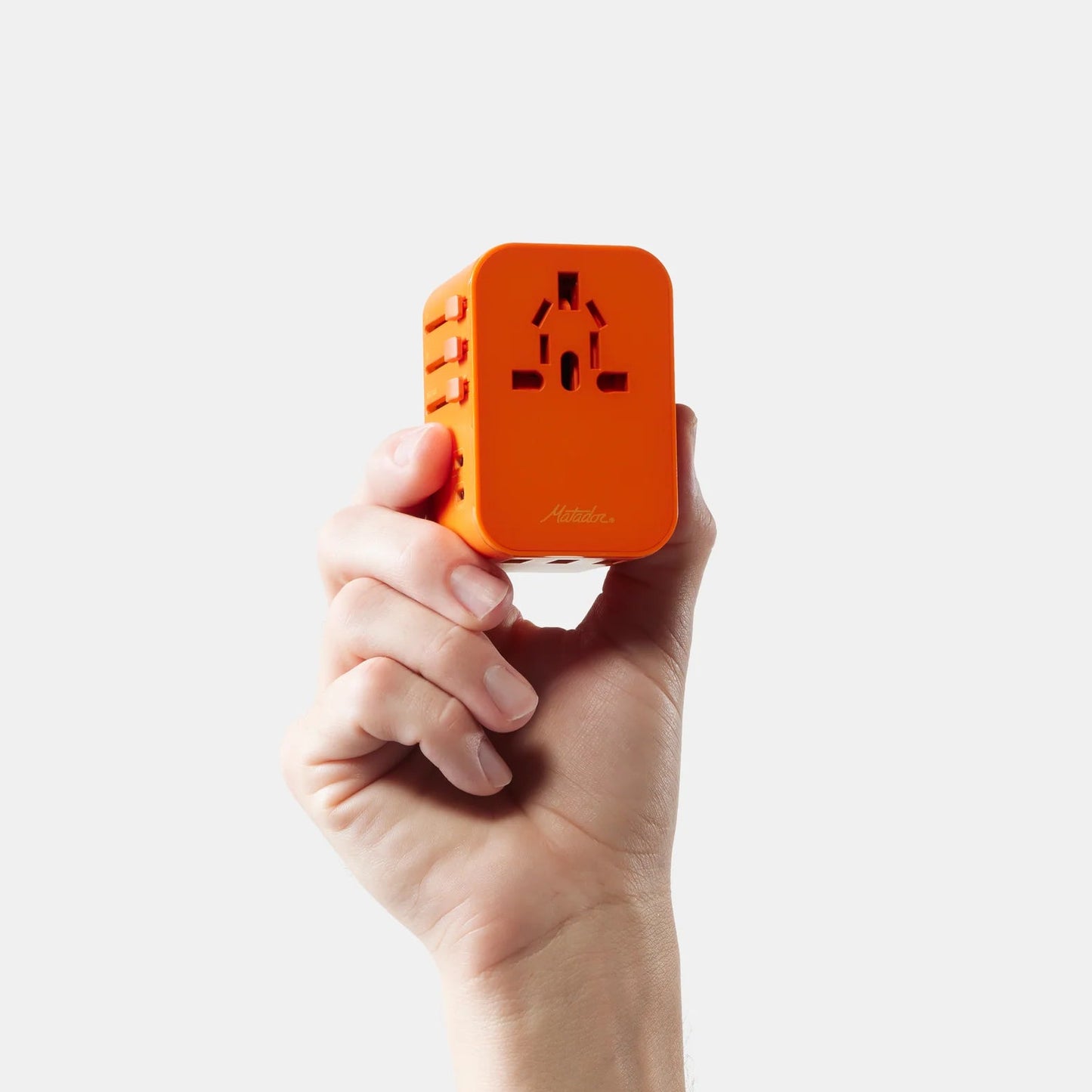 Adapter podróżny do ładowania MATADOR - pamarańczowy